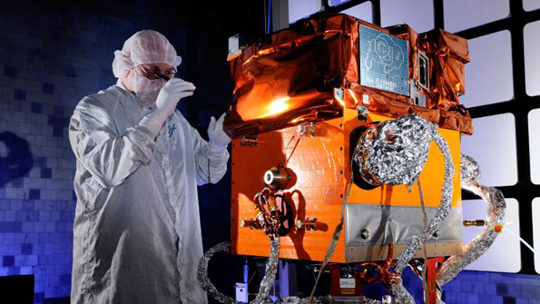 The satellite demonstrates the ability to rapidly access space by using standard interfaces on a standard spacecraft bus Photo courtesy of Ball Aerospace amp Technologies Corp