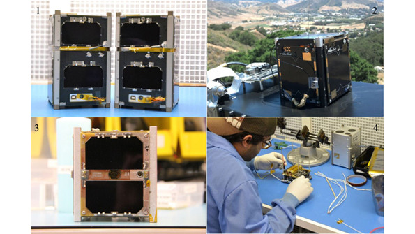 Four of the 90 CubeSats selected by NASA that recently launched 1 CUNYSAT1 2 IPEX 3 MCubed2 4 FIREBIRD