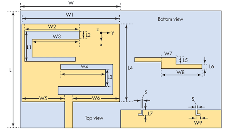 Microstrip slot antenna Microstrip slot antenna
