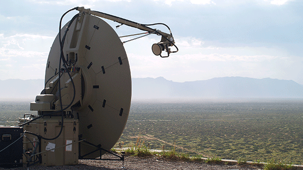 A Tactical Transportable Troposcatter 3T system recently completed successful testing providing high bandwidth 50 Mbs speeds over 100 miles Image courtesy of TeleCommunication Systems