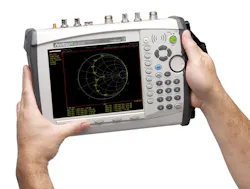 This network analyzer encapsulates several of the features that are migrating from the laboratory and into portable testers including large screens and a raft of configurable options Image courtesy of Anritsu This network analyzer encapsulates several of the features that are migrating from the laboratory and into portable testers including large screens and a raft of configurable options Image courtesy of Anritsu