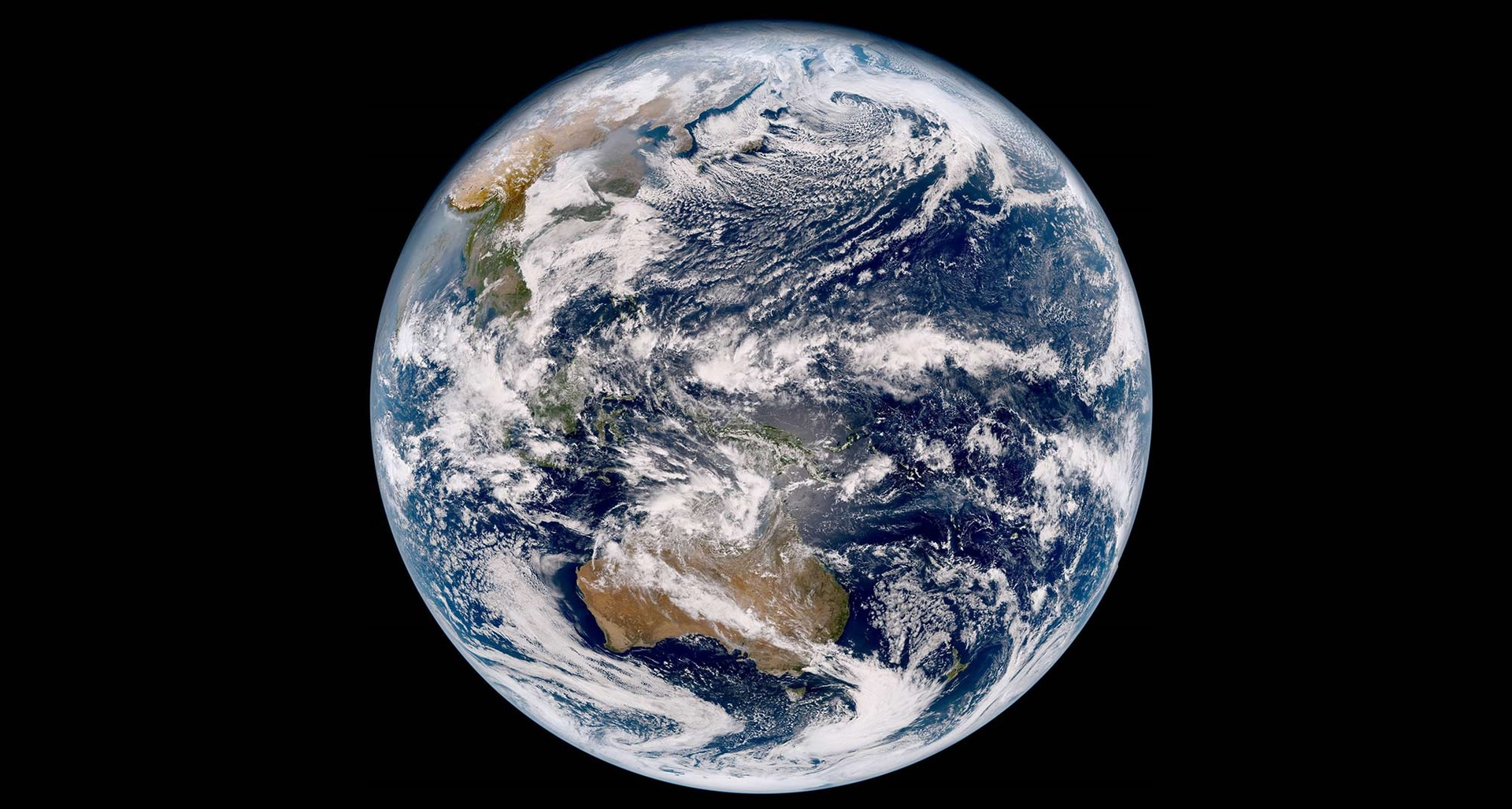 Weather satellite image of the Pacific Ocean