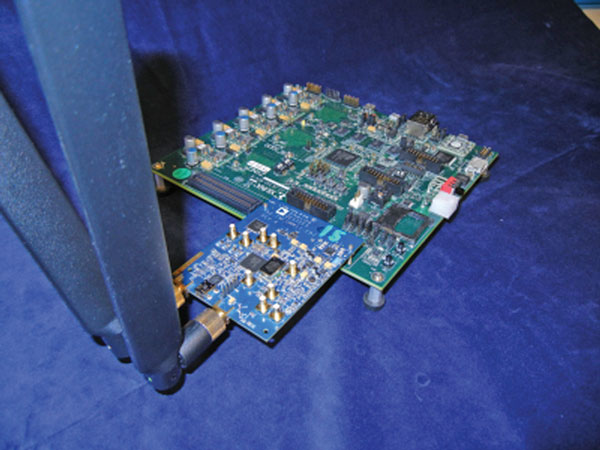 The Zynq7000 SDR kit provides all the hardware and software for a designer to program their own commercial or military radio over wide bandwidths to 4 GHz