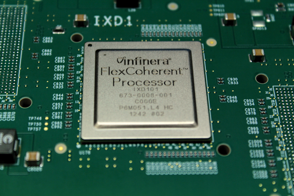 This processor enables realtime SDFEC processing with 500Gbs photonic integrated circuits