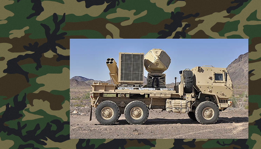 Raytheon sensor in vehicle
