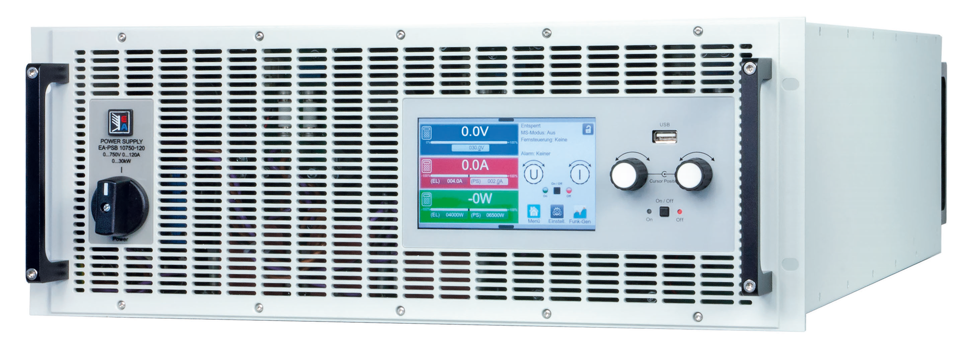 1. EA Elektro-Automatik's PSB 10000 Series bidirectional (2-quadrant) DC power supplies can both source and sink power with zero crossover deadtime.
