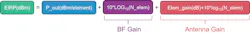 5. Effective isotropic radiated power (EIRP) for a beamforming antenna can be derived from the equation shown. 5. Effective isotropic radiated power (EIRP) for a beamforming antenna can be derived from the equation shown.