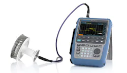 2. An instrument such as Rohde & Schwarz’s Spectrum Rider FPH handheld microwave spectrum analyzer, connected with W.L. Gore’s Phaseflex microwave/RF test assemblies, is suitable for field spectral measurements of OTA 5G signals. (Courtesy of Rohde & Schwarz) 2. An instrument such as Rohde & Schwarz’s Spectrum Rider FPH handheld microwave spectrum analyzer, connected with W.L. Gore’s Phaseflex microwave/RF test assemblies, is suitable for field spectral measurements of OTA 5G signals. (Courtesy of Rohde & Schwarz)