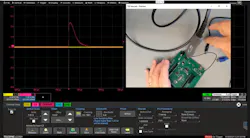 8. Inrush current measures more than 4 A as the demo board’s decoupling capacitors charge up. 8. Inrush current measures more than 4 A as the demo board’s decoupling capacitors charge up.