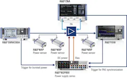 6. Shown is a complete amplifier test stand. 6. Shown is a complete amplifier test stand.