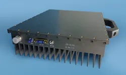 Delivering up to 1.5 kW of output power from 2.9 to 3.3 GHz, dB Control's dB-8048 GaN solid-state amplifier suits high-performance MIL-STD applications. Delivering up to 1.5 kW of output power from 2.9 to 3.3 GHz, dB Control's dB-8048 GaN solid-state amplifier suits high-performance MIL-STD applications.