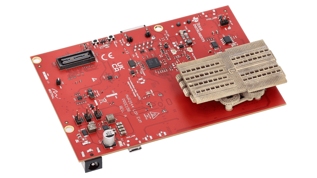TI's AWR2544LOPEVM evaluation module