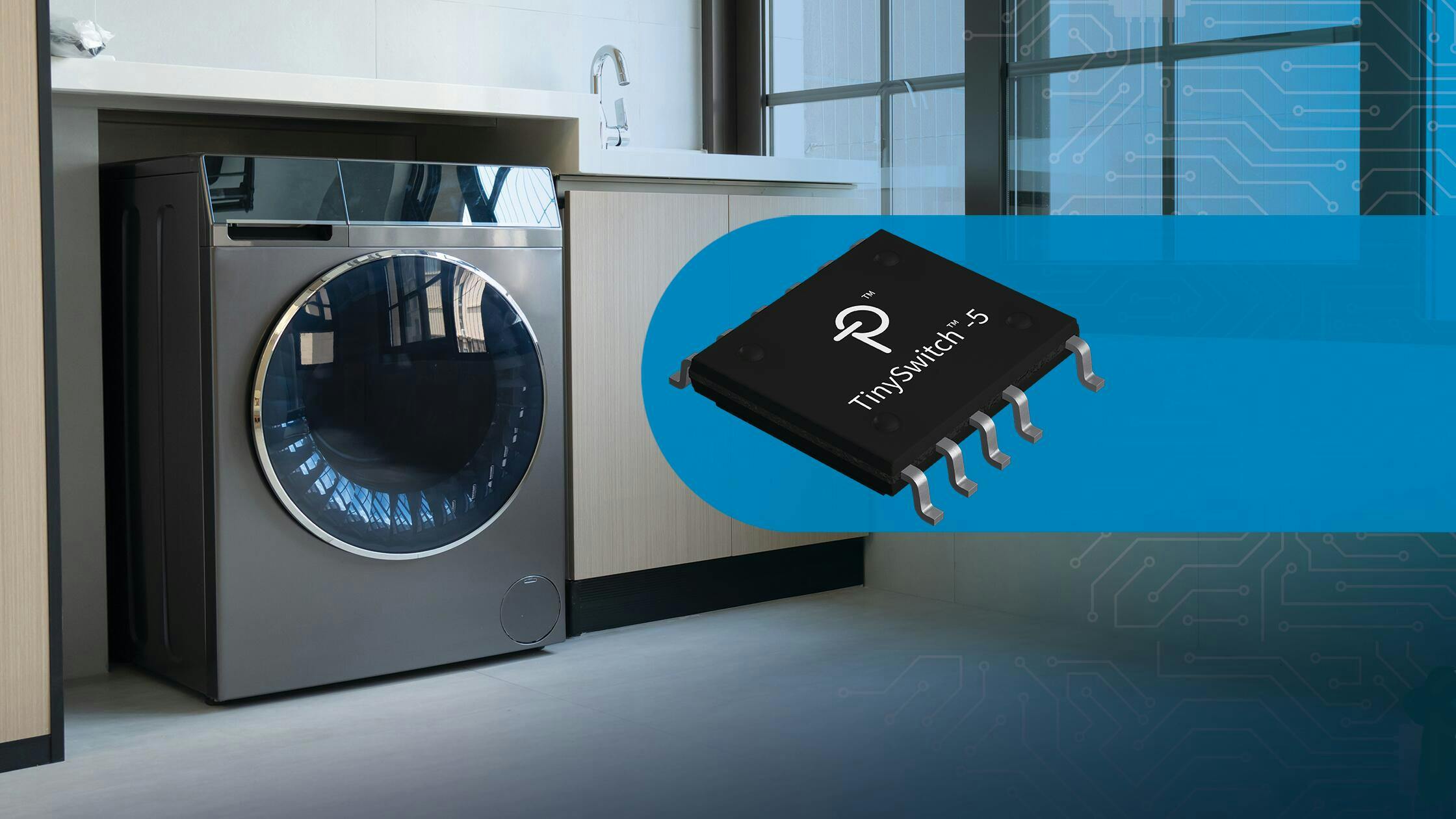Power Integrations' TinySwitch-5 ICs serve appliance applications.