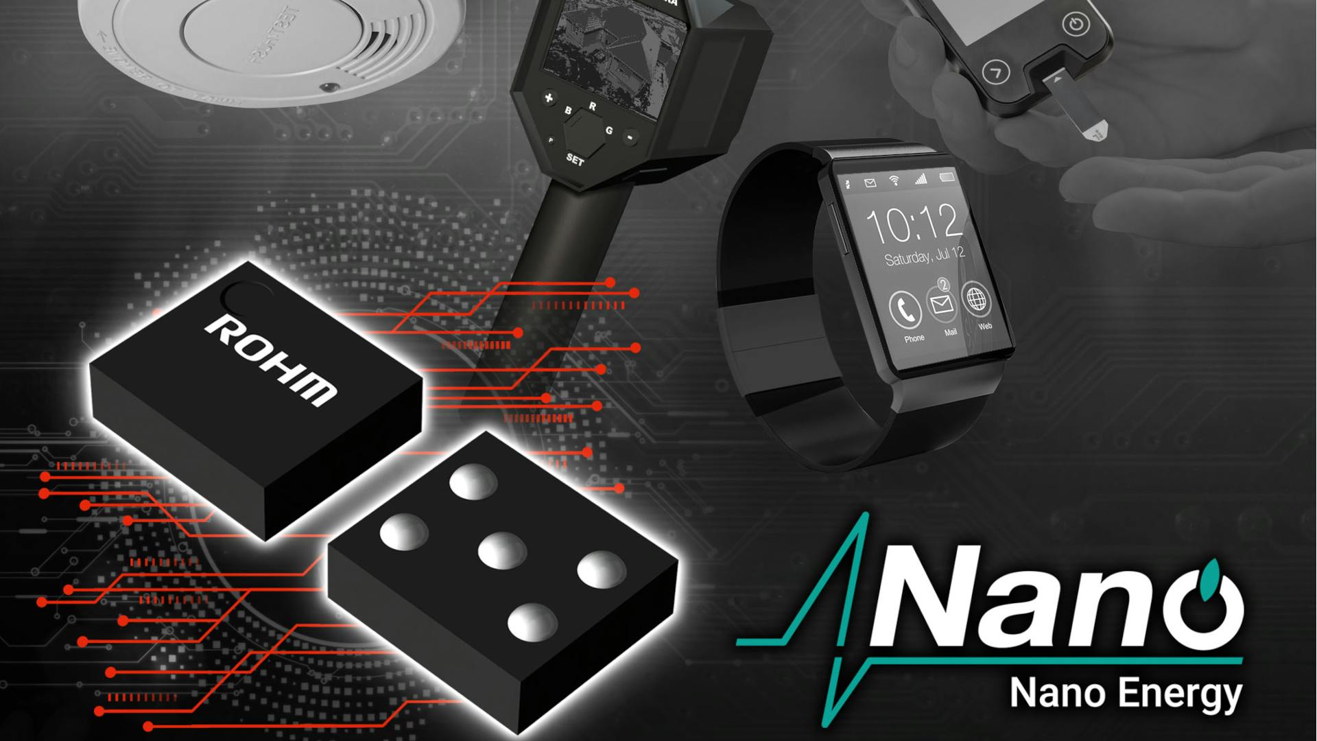 ROHM&rsquo;s ultra-compact CMOS Operational Amplifier (op amp) TLR1901GXZ achieves the industry&rsquo;s lowest operating circuit current.