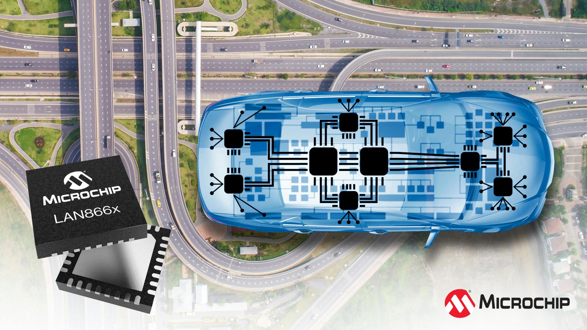 Microchip&rsquo;s LAN866x 10BASE-T1S endpoint devices help eliminate the need to write software for network nodes.