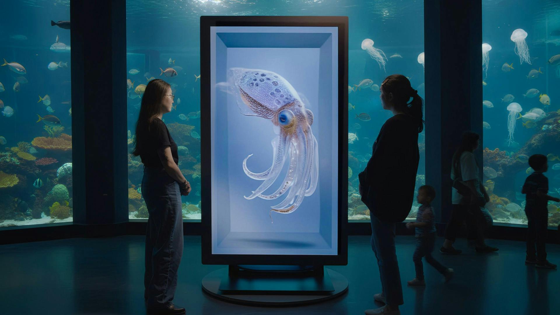 Looking Glass Unveils the World&rsquo;s First Razor-Thin, Human-Scale Hololuminescent Display.