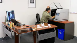 The non-toxic Rizium One material 'breaks the chains of the 3D printing lab,' making the industrial printer safe for the office. The non-toxic Rizium One material 'breaks the chains of the 3D printing lab,' making the industrial printer safe for the office.