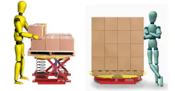 The PalletPal's heavy-duty springs automatically lower or raise a pallet as weight is added or removed, maintaining the top layer of stacked containers at a convenient height. The PalletPal's heavy-duty springs automatically lower or raise a pallet as weight is added or removed, maintaining the top layer of stacked containers at a convenient height.
