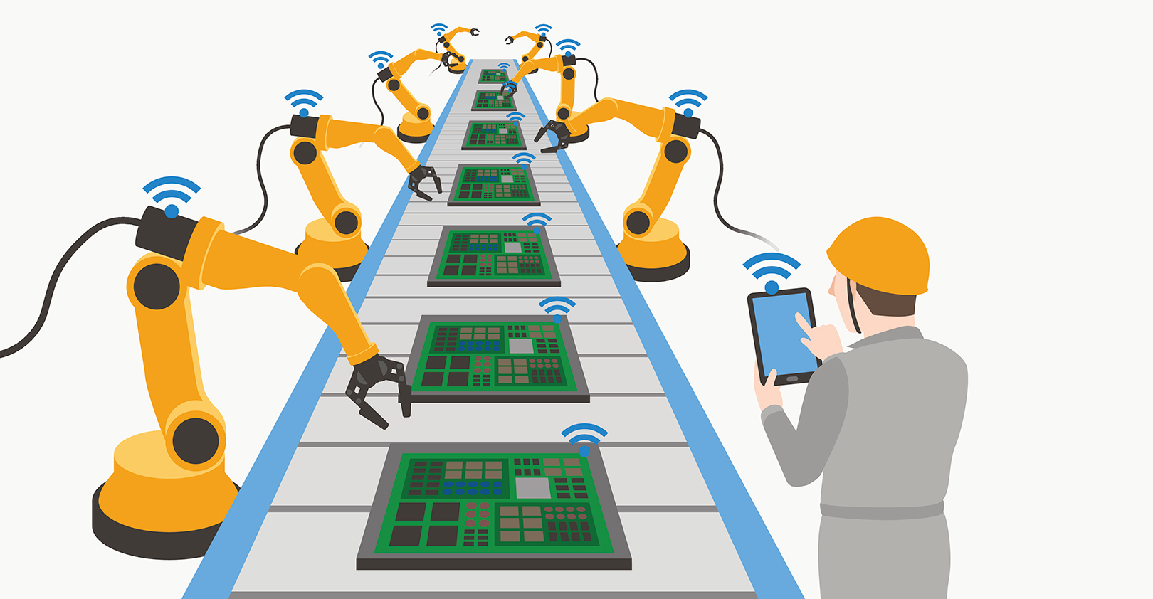 IoT-robotics-mfg-line