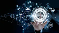 Image shows a global network connection. Image shows a global network connection.