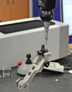 Tactile probing the ABS sensor body. Tactile probing the ABS sensor body.