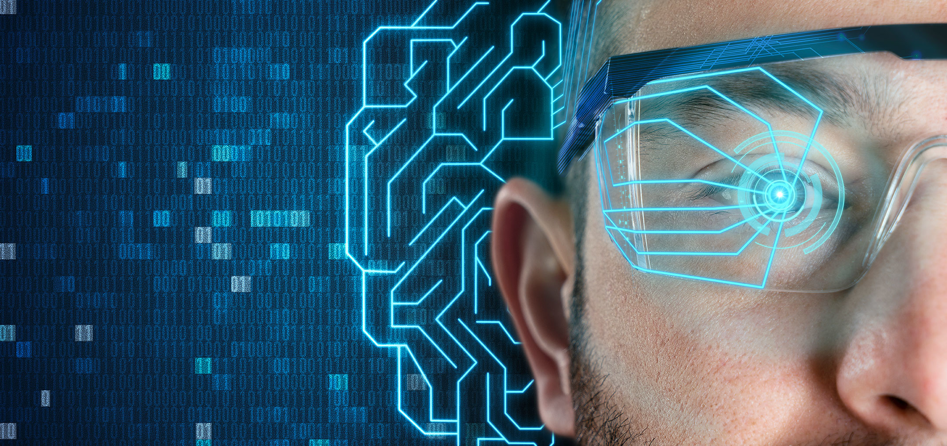 Industrial Smart Glasses Illustation