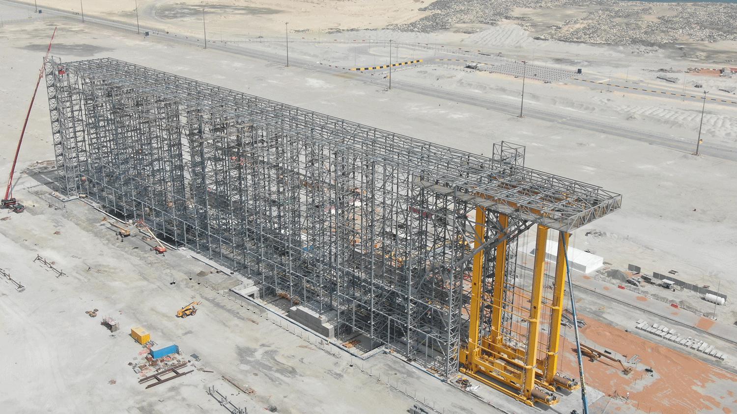 BOXBAY is an automated container handling system that stacks containers up to eleven stories high.