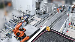 The fully automated machine concept enables an integral subframe to be jetted, cleaned and dried within 50 seconds. The fully automated machine concept enables an integral subframe to be jetted, cleaned and dried within 50 seconds.