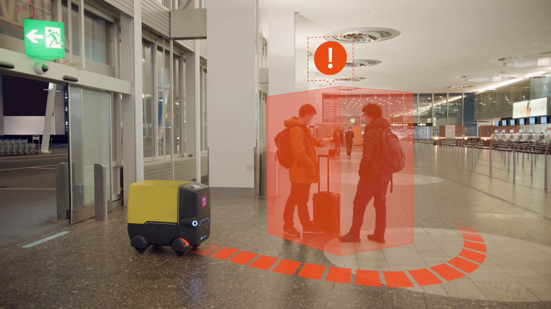 Sevensense navigation technology uses advanced computer vision and AI algorithms to create a 3D map.