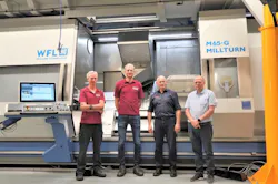 The Bredel team is delighted with the new turning-milling center. The Bredel team is delighted with the new turning-milling center.