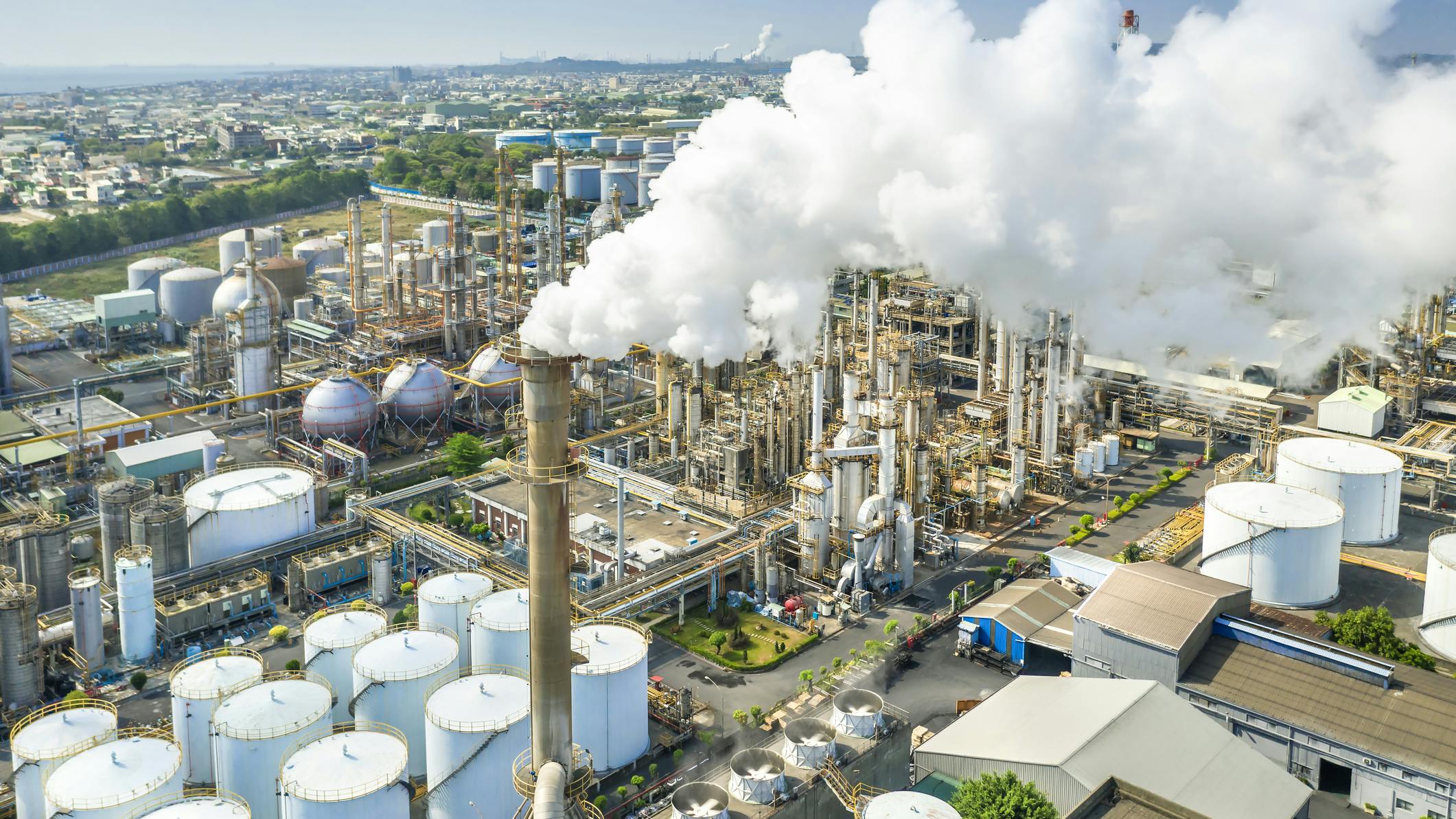 Petrochemical Plant With Steam