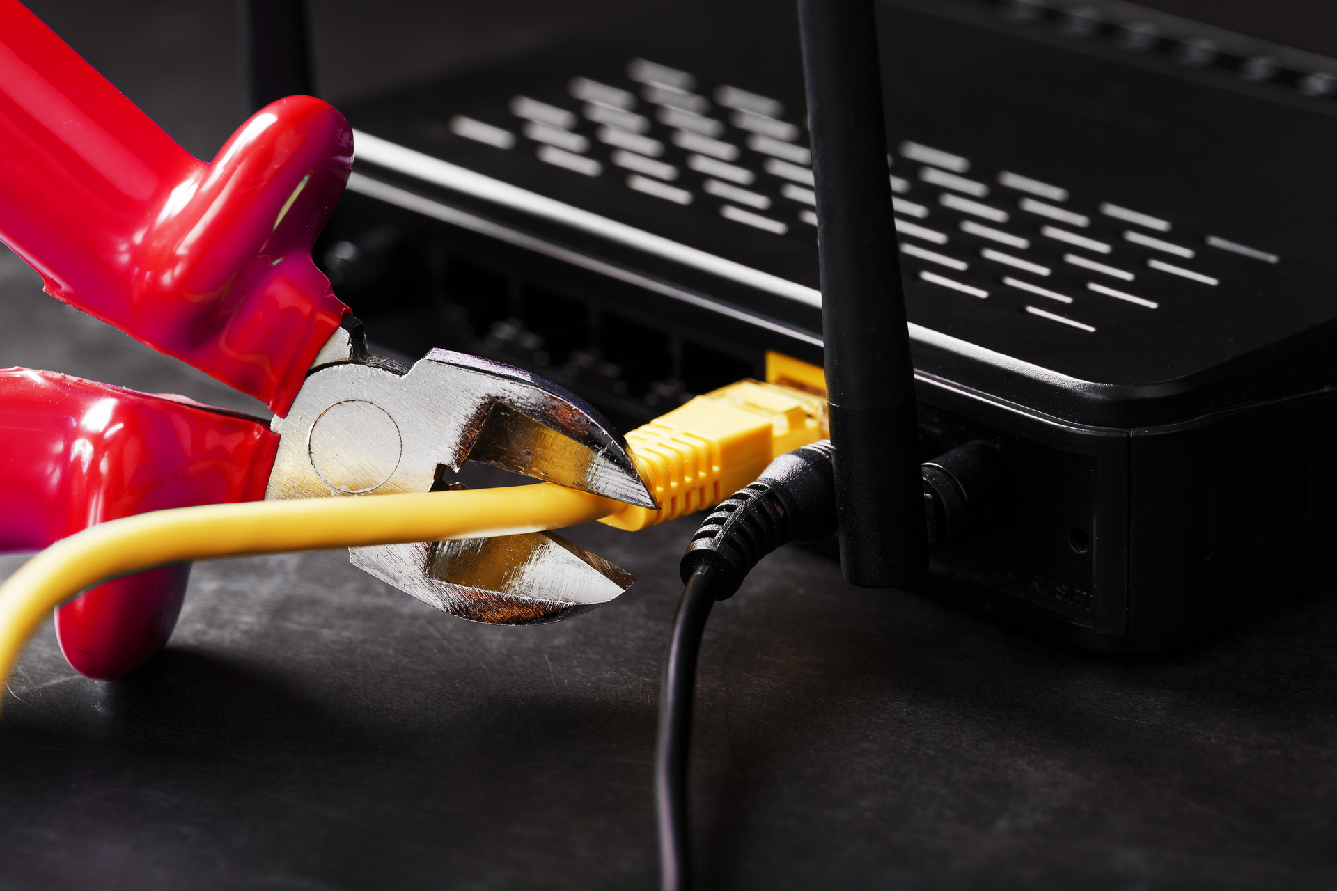 Cutting Ethernet Cord