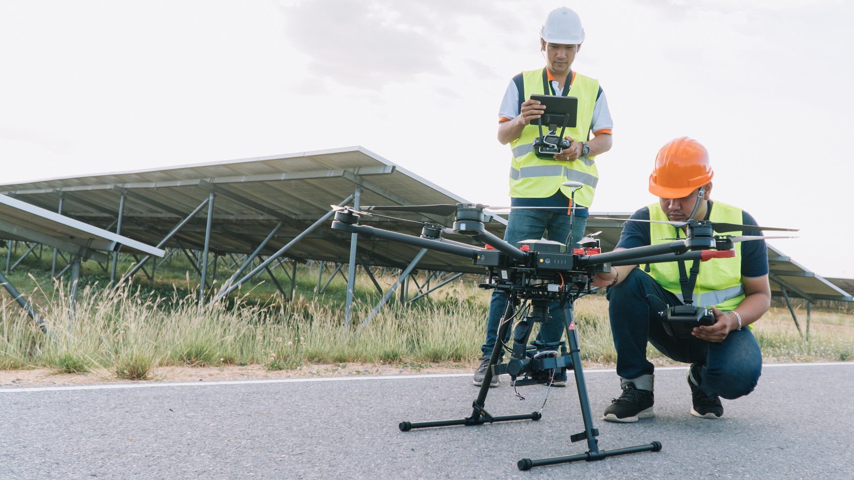 Inspector Engineers Using Drones