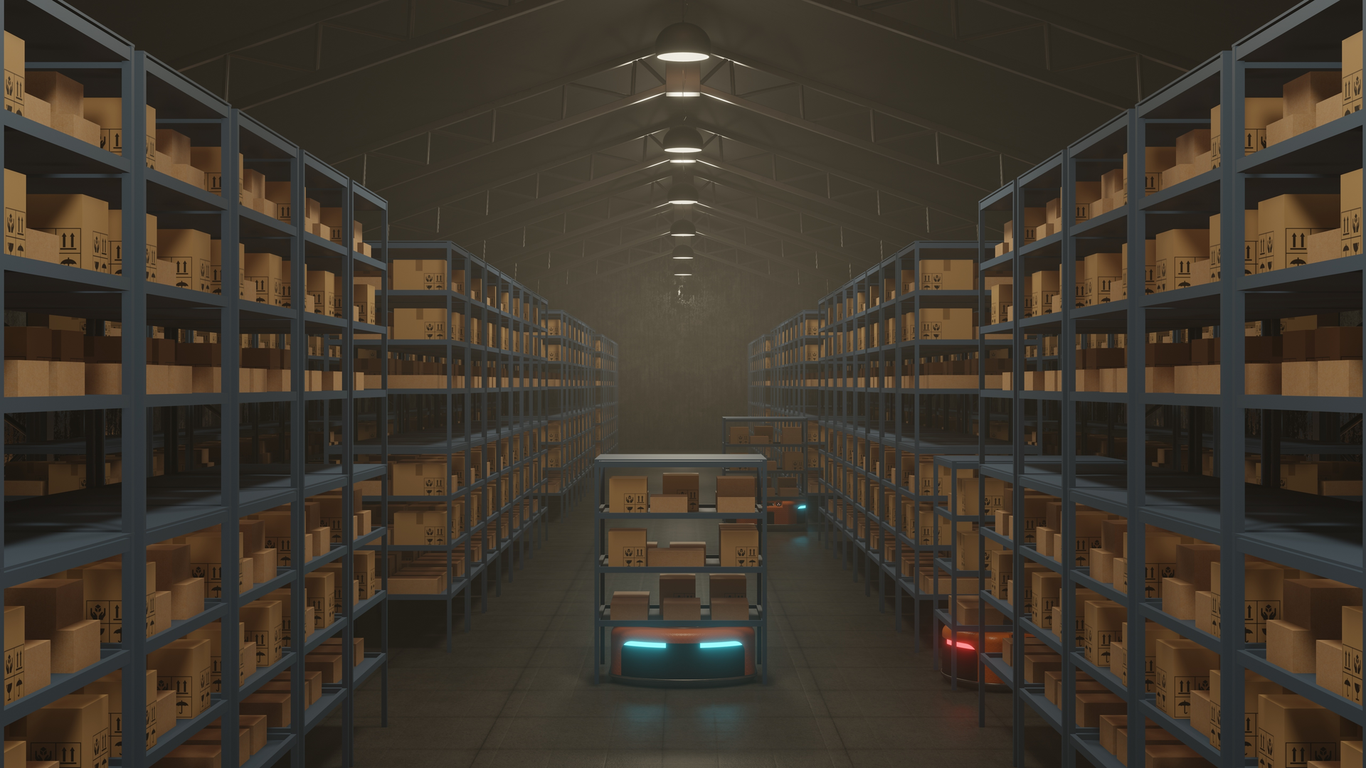 Wireless AGV in the Dark