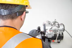 Google Glass construction Over Shoulder Google Glass construction Over Shoulder