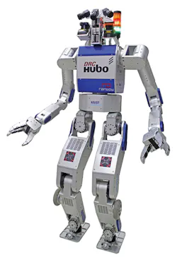 DRC-Hubo won the 2015 DARPA Robotics Challenge by performing complex tasks, such as driving a car and opening doors. DRC-Hubo won the 2015 DARPA Robotics Challenge by performing complex tasks, such as driving a car and opening doors.