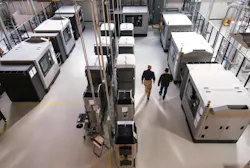 The Additive Industrialization Center, a 15,000 sq. ft. GM facility in Warren, Michigan, produces tens of thousands of parts annually. The Additive Industrialization Center, a 15,000 sq. ft. GM facility in Warren, Michigan, produces tens of thousands of parts annually.