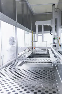 The design, workmanship, and features of the systems prevent cross-contamination and re-contamination. They are designed for connection or integration into a cleanroom. The design, workmanship, and features of the systems prevent cross-contamination and re-contamination. They are designed for connection or integration into a cleanroom.