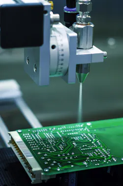 acp systems using quattroClean technology on PCB. acp systems using quattroClean technology on PCB.