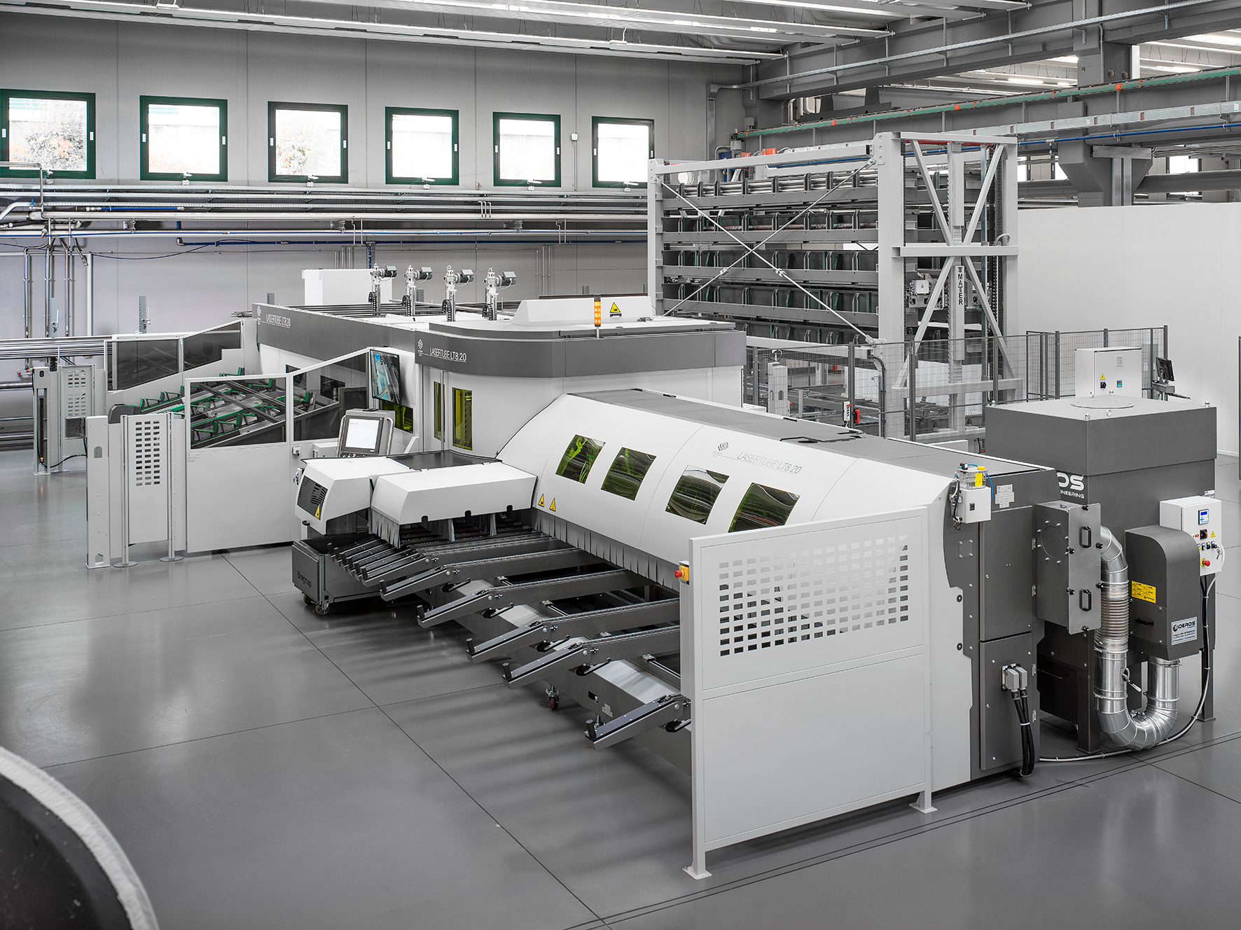 Automated Tube Storage & Retrieval System for Laser Tube Cutting Systems