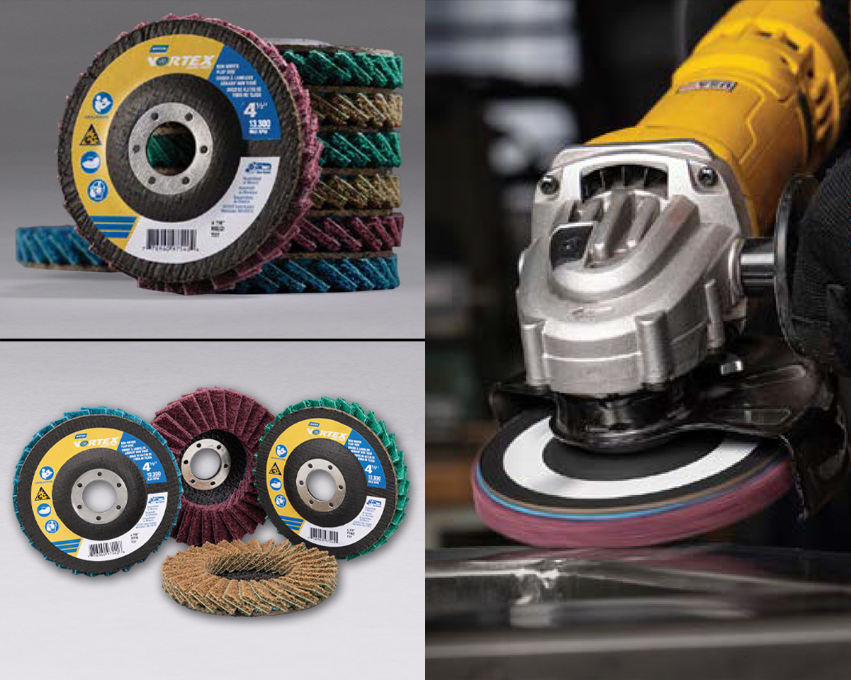 Vortex Rapid Prep Non-Woven Flap Discs