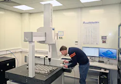 Peter Makosa sets up one of the reduced-height LK Altera S CMMs in the temperature-controlled inspection room at Alltrista's factory in the UK. Peter Makosa sets up one of the reduced-height LK Altera S CMMs in the temperature-controlled inspection room at Alltrista's factory in the UK.