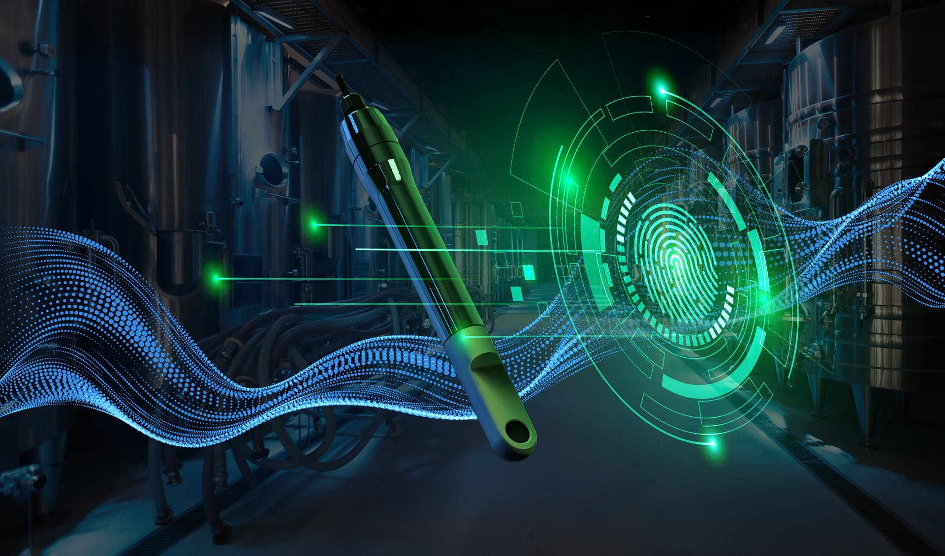 Collo Analyzer monitors total liquid quality in real-time with EMF sensors, machine learning, and liquid fingerprints