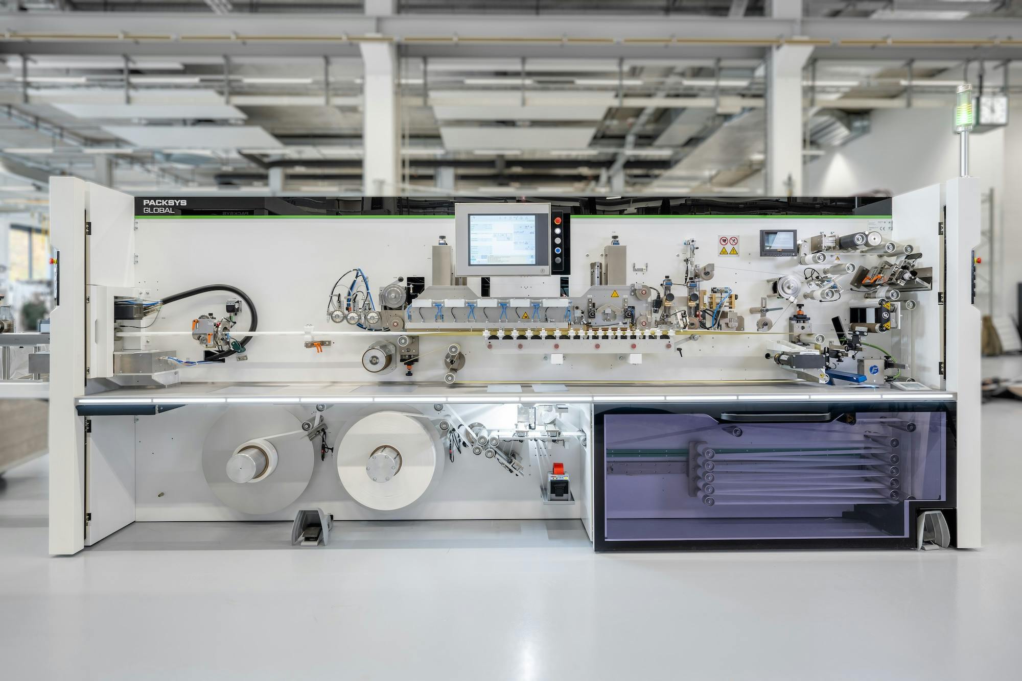 The FlexSeamer tube welding machine from Packsys Global offers high-speed and reliable operation.