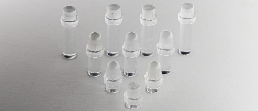 LFBR Reverse Panel Mount Press-Fit Rigid Light Pipes