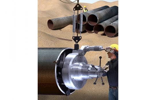Terminator Millhog Portable Pipe Beveler | New Equipment Digest