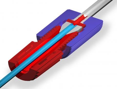 MicroBarb Connection Fitting for Soft Tubing | New Equipment Digest