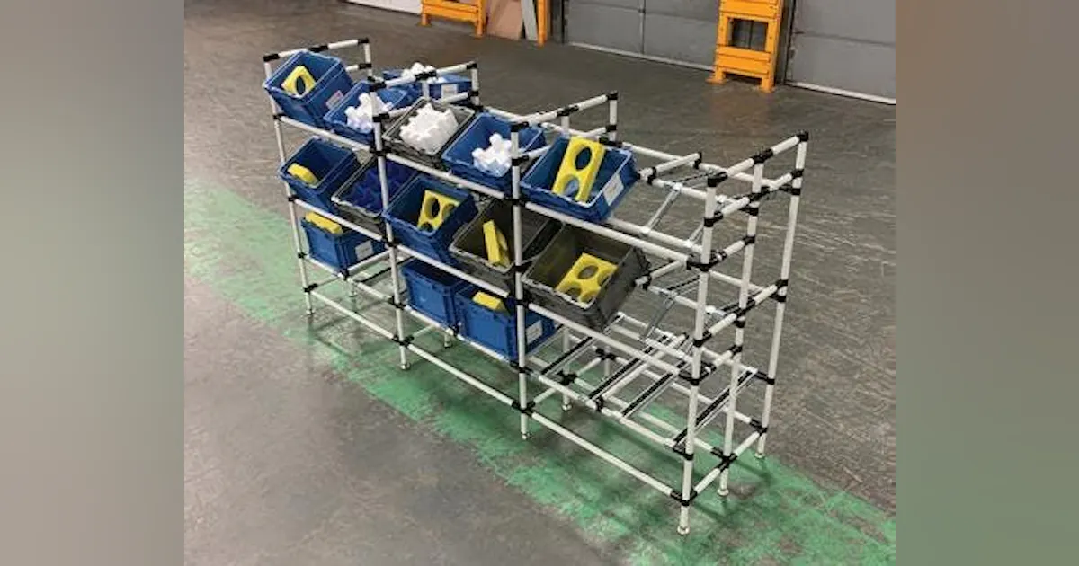 Creform Flow Racks for Subassembly Operations | New Equipment Digest