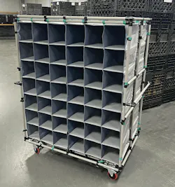 Creform bagged compartment kitting cart Creform bagged compartment kitting cart