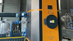 High-voltage electrode boilers like those from Acme Engineering Prod. are virtually 100% efficient, with zero-emission capabilities. High-voltage electrode boilers like those from Acme Engineering Prod. are virtually 100% efficient, with zero-emission capabilities.